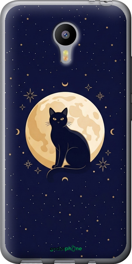2D пластиковый чехол Cute Cat Celestial/Witchy для Meizu M2 Note - 6787t-94 изображение 