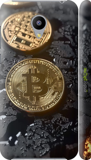 3D пластиковий глянцевий чехол Вулканійчний Bitcoin для Meizu M2 - 6092c-185 изображение 