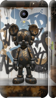 3D пластиковий глянцевий чехол Bronze kaws v2 для Meizu M2 - 6098c-185 изображение 