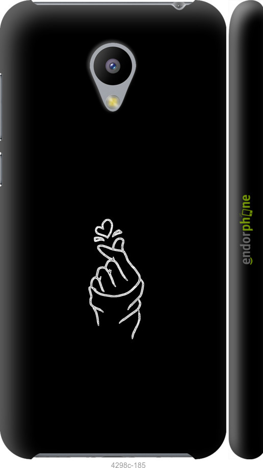 3D пластиковый глянцевый чехол Love You для Meizu M2 - 4298c-185 изображение 