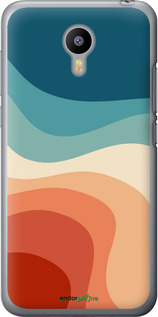 2D пластиковий чехол У стилі ретро з хвилями для Meizu M2 - 6531t-185 изображение 