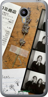 2D пластиковый чехол Aesthetic Scrapbook Collage для Meizu M2 - 6773t-185 изображение 