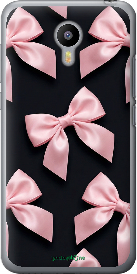 2D пластиковый чехол Coquette Ribbons Dark Coquette для Meizu M2 - 6767t-185 изображение 