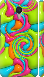 3D пластиковый матовый чехол Y2K Jelly Dream для Meizu M3 Note - 6780m-256 изображение 