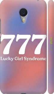 3D пластиковый матовый чехол 'Aesthetic Aura Gradient 777 Lucky Energy' для Meizu M3 Note изображение 5