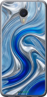 2D пластиковий чехол Liquid Chrome для Meizu M3 Note - 6781t-256 изображение 