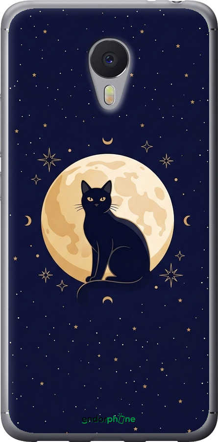 2D пластиковий чехол Cute Cat Celestial/Witchy для Meizu M3 Note - 6787t-256 изображение 