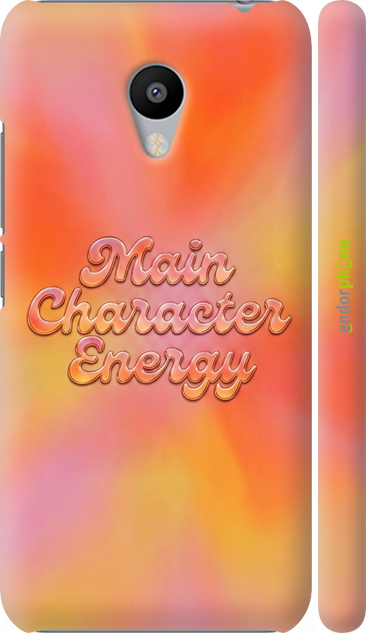 3D пластиковый матовый чехол Aura Gradient Main Character Energy Aesthetic Y2K для Meizu M3s - 6783m-943 изображение 