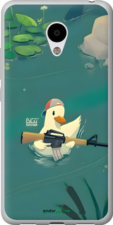 2D пластиковый чехол Уточка с автоматом для Meizu M3 - 6356t-272 изображение 