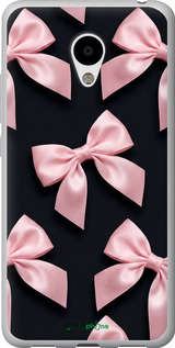 2D пластиковый чехол Coquette Ribbons Dark Coquette для Meizu M3 - 6767t-272 изображение 