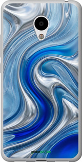 2D пластиковый чехол Liquid Chrome для Meizu M3s - 6781t-943 изображение 