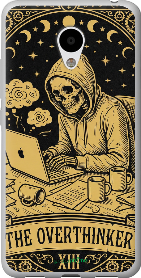 2D пластиковый чехол The Overthinker для Meizu M3 - 6774t-272 изображение 