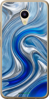 Силиконовый чехол Liquid Chrome для Meizu M5 - 6781u-420 изображение 