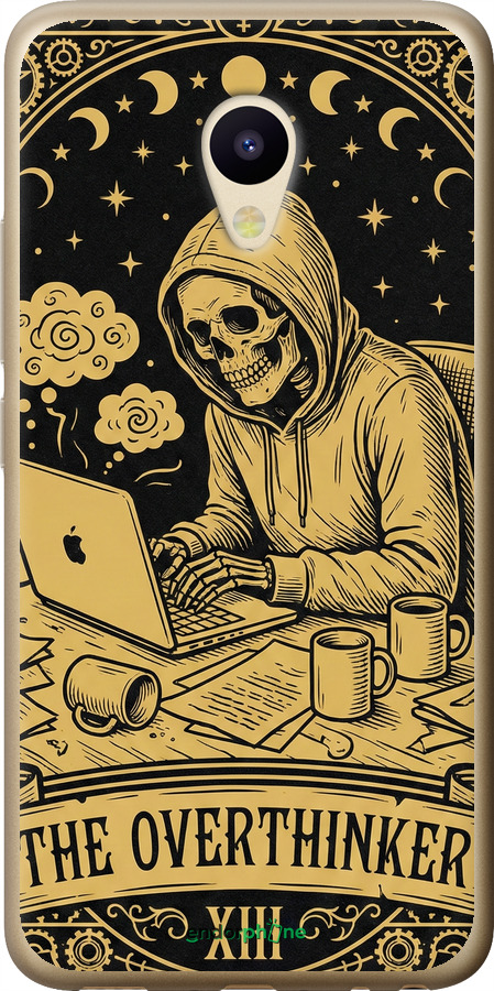 2D пластиковий чехол The Overthinker для Meizu M5 - 6774t-420 изображение 