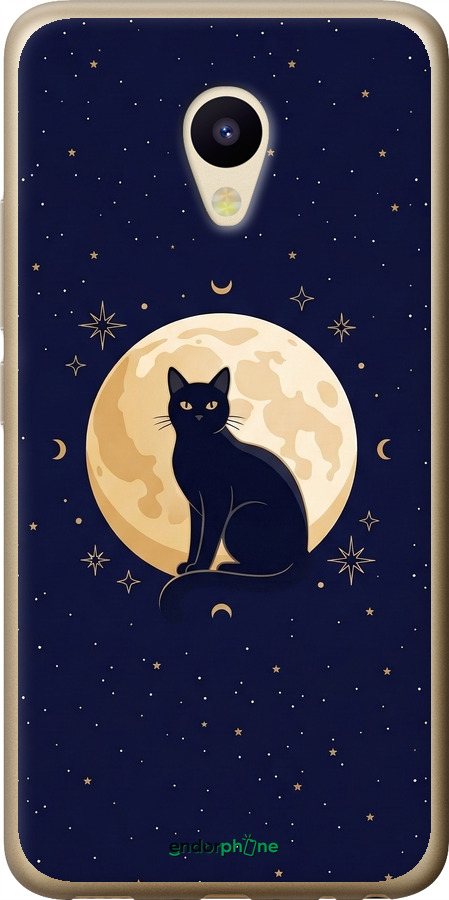 2D пластиковый чехол Cute Cat Celestial/Witchy для Meizu M5 - 6787t-420 изображение 