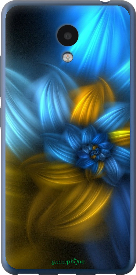 

Силіконовий чохол "Візерунок 46" для Meizu M5c, Синій