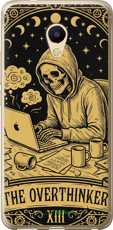 Силиконовый чехол The Overthinker для Meizu M5s - 6774u-776 изображение 