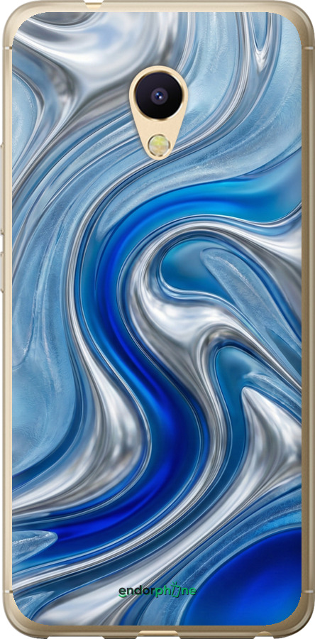 Силіконовий чехол Liquid Chrome для Meizu M5s - 6781u-776 изображение 