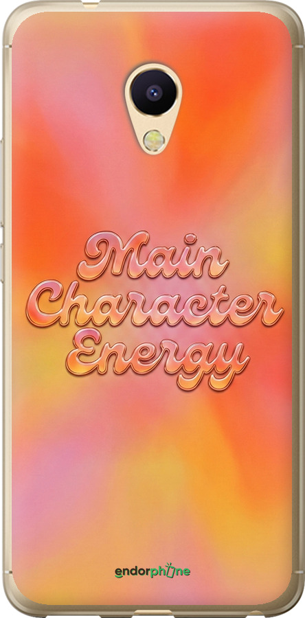 Силиконовый чехол Aura Gradient Main Character Energy Aesthetic Y2K для Meizu M5s - 6783u-776 изображение 