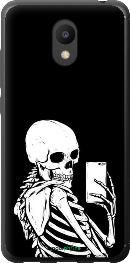 2D пластиковий чехол Скелет робить Selfie для Meizu M6 - 6535t-1349 изображение 