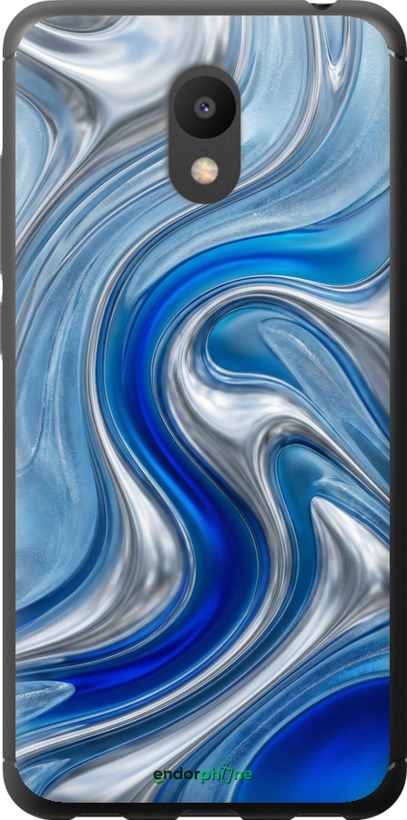 2D пластиковий чехол Liquid Chrome для Meizu M6 - 6781t-1349 изображение 