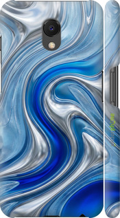 3D пластиковий матовий чехол Liquid Chrome для Meizu M6s - 6781m-1364 изображение 