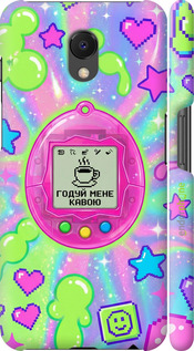 3D пластиковий матовий чехол Y2K Aesthetic Retro Pet: Годуй мене кавою для Meizu M6s - 6784m-1364 изображение 