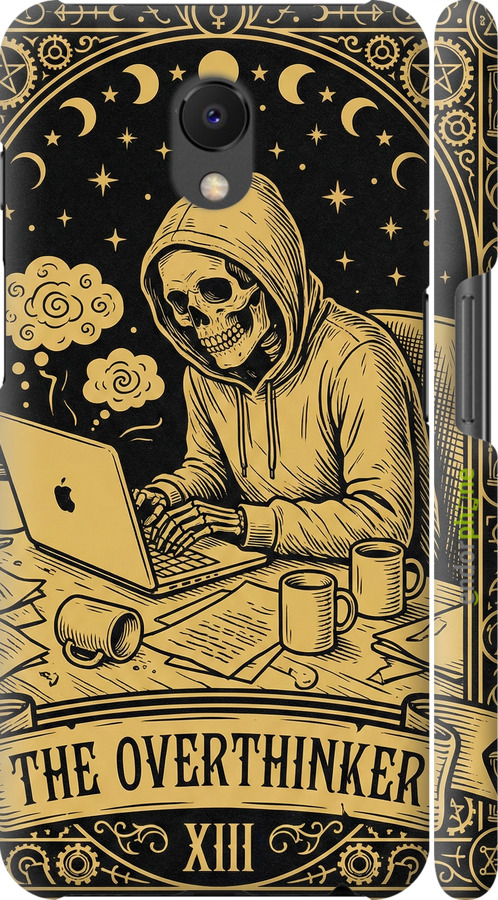 3D пластиковый матовый чехол The Overthinker для Meizu M6s - 6774m-1364 изображение 