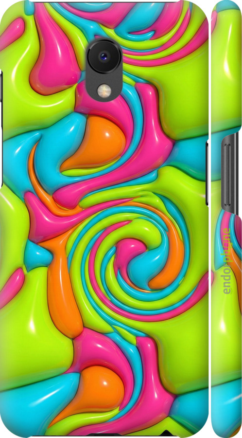 3D пластиковый матовый чехол Y2K Jelly Dream для Meizu M6s - 6780m-1364 изображение 