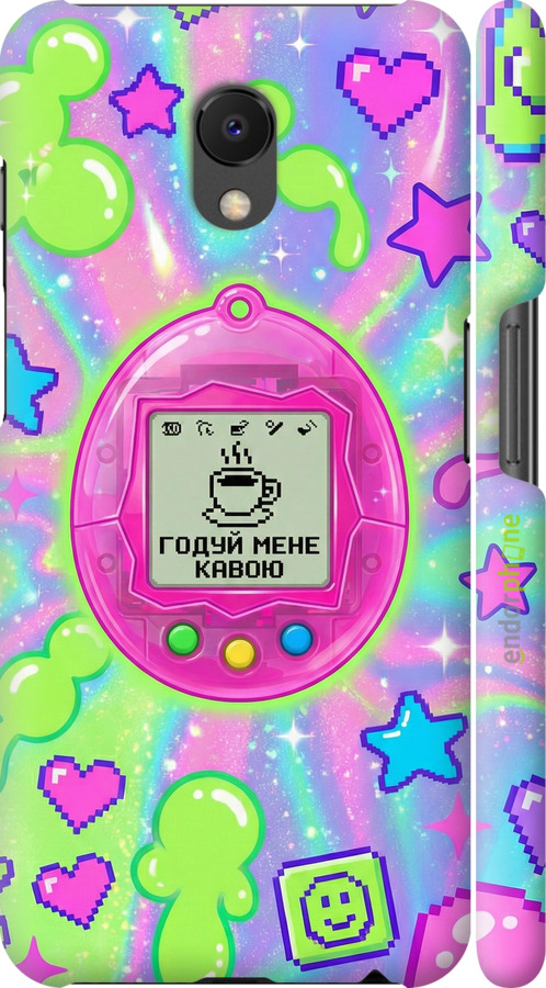 3D пластиковий матовий чехол Y2K Aesthetic Retro Pet: Годуй мене кавою для Meizu M6s - 6784m-1364 изображение 