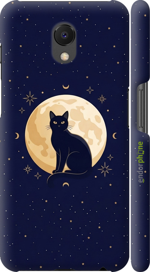 3D пластиковый матовый чехол Cute Cat Celestial/Witchy для Meizu M6s - 6787m-1364 изображение 