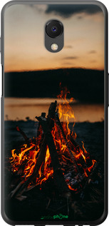Силиконовый чехол Огонь для Meizu M6s - 6021u-1364 изображение 