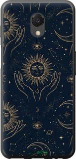 Силіконовий чехол Celestial Harmony: Sun & Moon Gold Mystic Pattern для Meizu M6s - 6778u-1364 изображение 