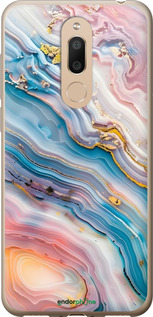 Силиконовый чехол Мрамор красивый для Meizu M6T - 6376u-1536 изображение 