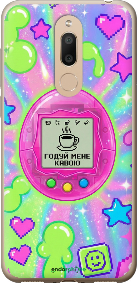 Силиконовый чехол Y2K Aesthetic Retro Pet: Годуй мене кавою для Meizu M6T - 6784u-1536 изображение 