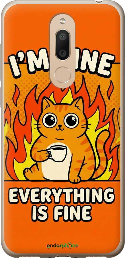 Силиконовый чехол Funny Cat для Meizu M6T - 6786u-1536 изображение 