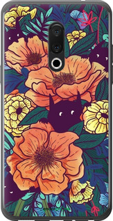 Силиконовый чехол С изображением полевых цветов для Meizu 15 - 6419u-1472 изображение 