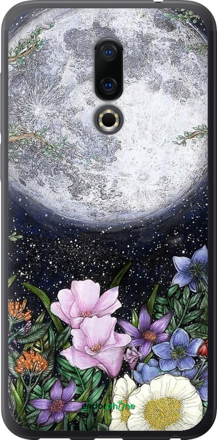 Силиконовый чехол Полночь в саду II для Meizu 16 - 6424u-1739 изображение 