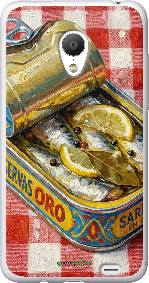 Силиконовый чехол Vintage Sardine Tin Phone для Meizu MX3 - 6772u-310 изображение 