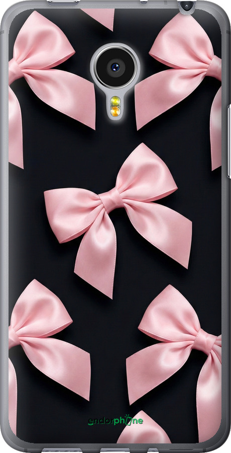 Силиконовый чехол Coquette Ribbons Dark Coquette для Meizu MX4 PRO - 6767u-132 изображение 