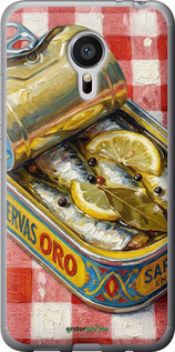 2D пластиковый чехол 'Vintage Sardine Tin Phone' для Meizu MX5 изображение 4