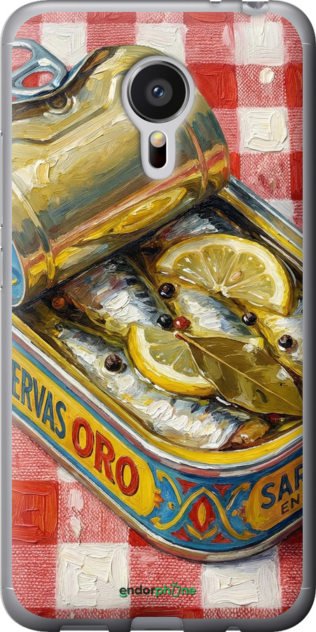 2D пластиковый чехол Vintage Sardine Tin Phone для Meizu MX5 - 6772t-105 изображение 