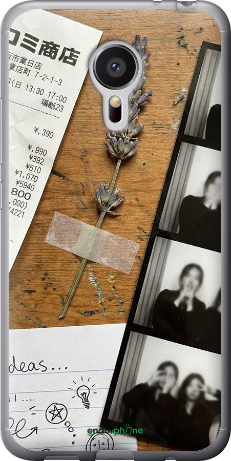 2D пластиковый чехол Aesthetic Scrapbook Collage для Meizu MX5 - 6773t-105 изображение 