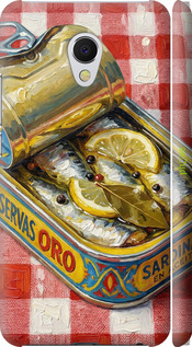 3D пластиковый матовый чехол 'Vintage Sardine Tin Phone' для Meizu MX6 изображение 7