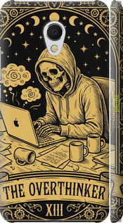 3D пластиковый матовый чехол 'The Overthinker' для Meizu MX6 изображение 1