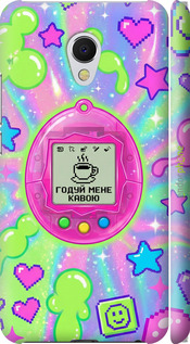 3D пластиковый матовый чехол 'Y2K Aesthetic Retro Pet: Годуй мене кавою' для Meizu MX6 изображение 5
