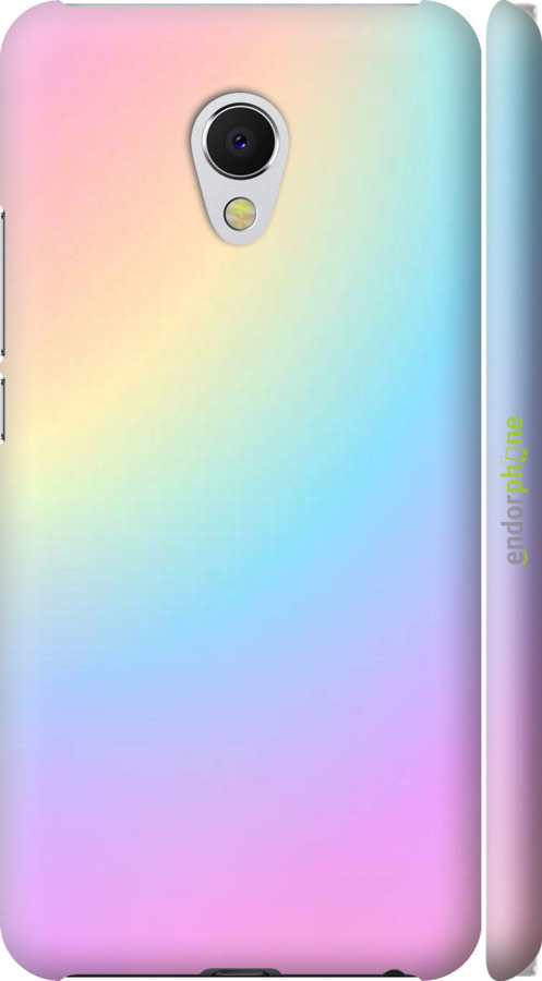 

3D пластиковий матовий чохол "Веселка 2" для Meizu MX6, Рожевий