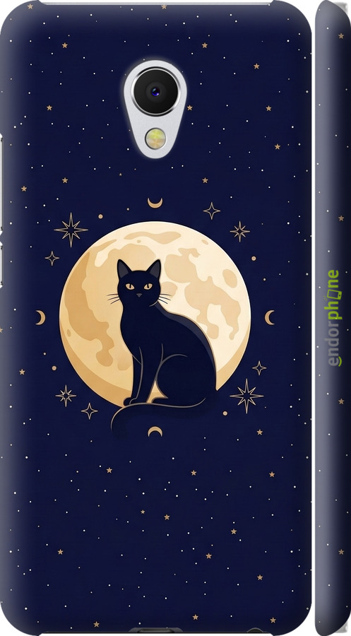 3D пластиковый матовый чехол Cute Cat Celestial/Witchy для Meizu MX6 - 6787m-259 изображение 
