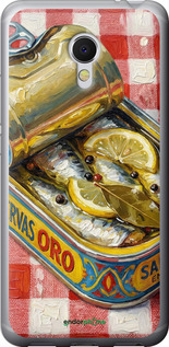 2D пластиковий чехол Vintage Sardine Tin Phone для Meizu MX6 - 6772t-259 изображение 
