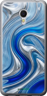 2D пластиковый чехол Liquid Chrome для Meizu MX6 - 6781t-259 изображение 